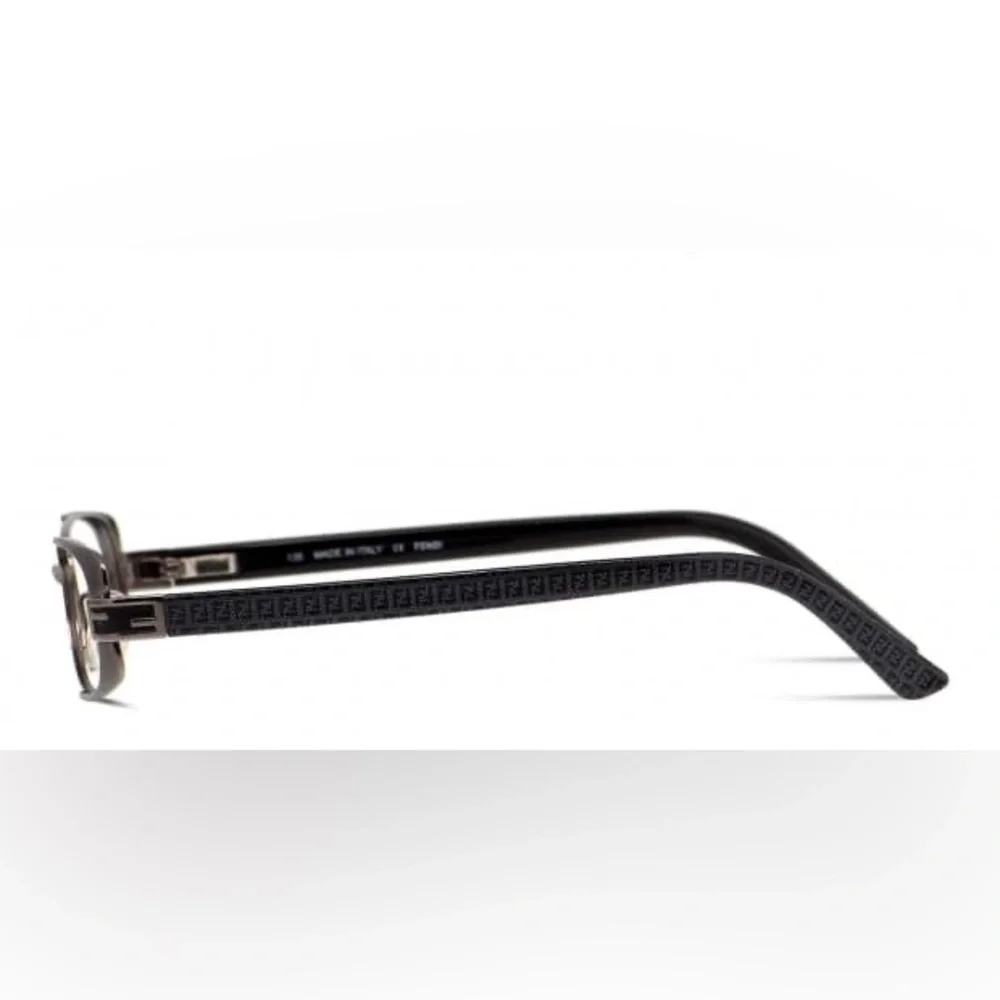 FENDI F943 Women’s Gunmetal Black Zero Power Reading Glasses Sz Small 49-16-135